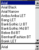 Font List