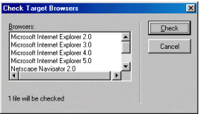 Check Target Browser